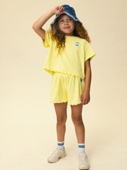 || LOOXS || Badstof shorts met golvend randje