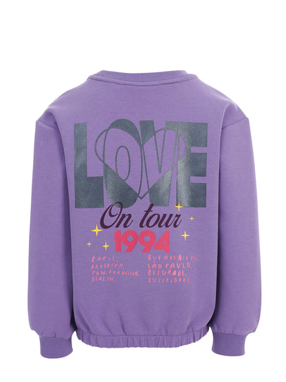 || LOOXS || Scuba sweater met backprint
