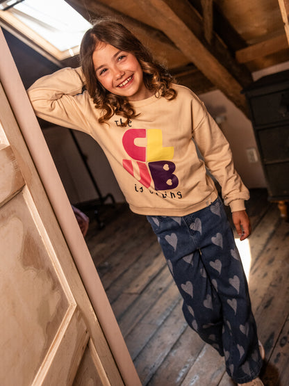 || LOOXS || Wideleg jeans met harten