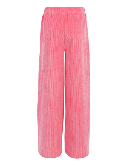 || LOOXS || Roze corduroy wideleg