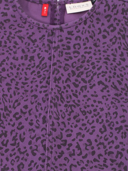 || LOOXS || Jeans jurk met panter print