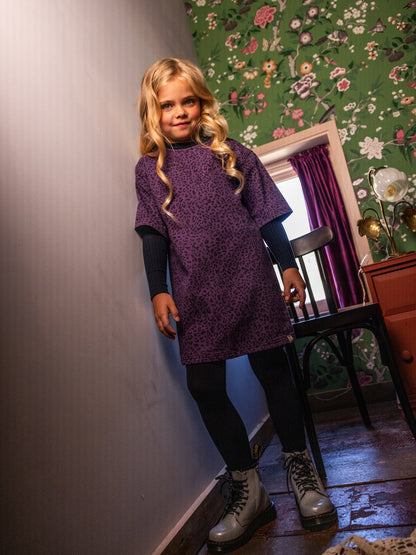 || LOOXS || Jeans jurk met panter print
