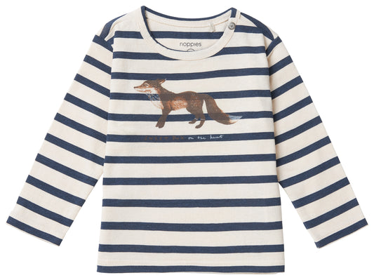 || Noppies || Gestreept t-shirt met vos