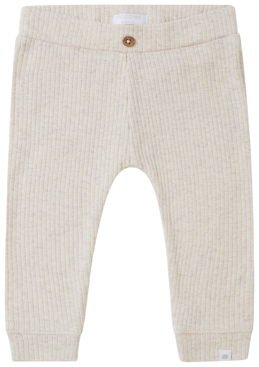 || Noppies || Unisex broek rib - Oatmeal