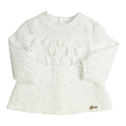 || Gymp || Blouse met gouden stippen - Malou