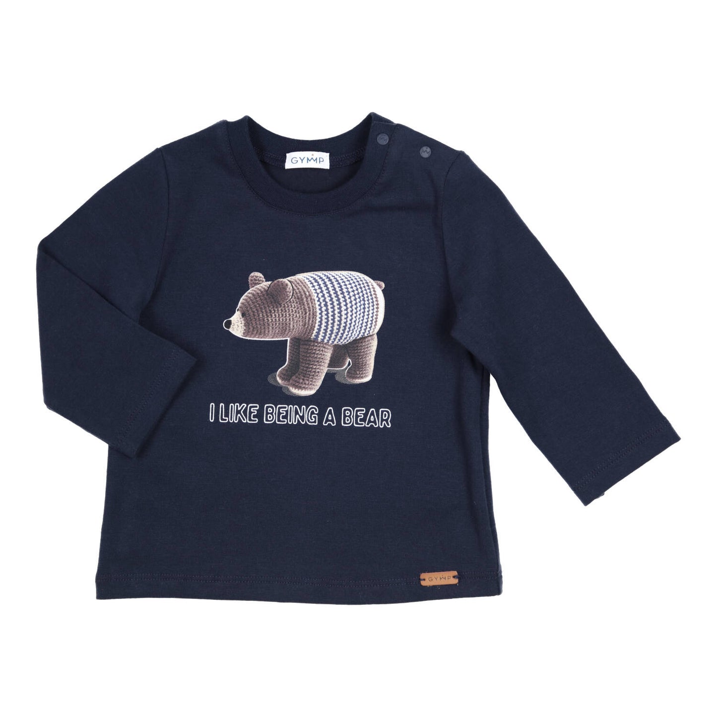 || Gymp || T-shirt met beren print - Biologisch katoen