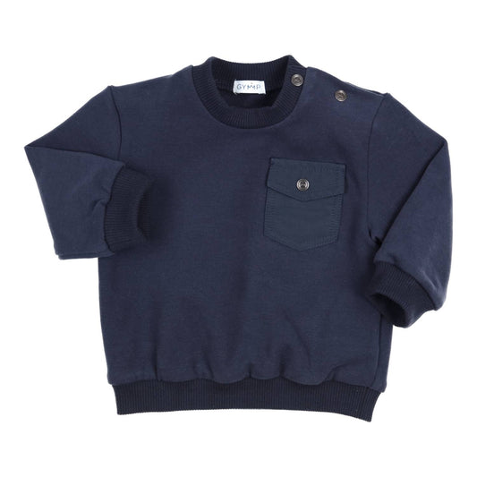 || Gymp || Sweater met borstzak - Carbondoux