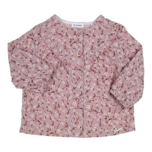 || Gymp || Mousseline blouse met herfstbloemen