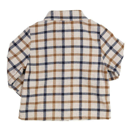 || Gymp || Flanellen overhemd met ruit - Recycled polyester & katoen