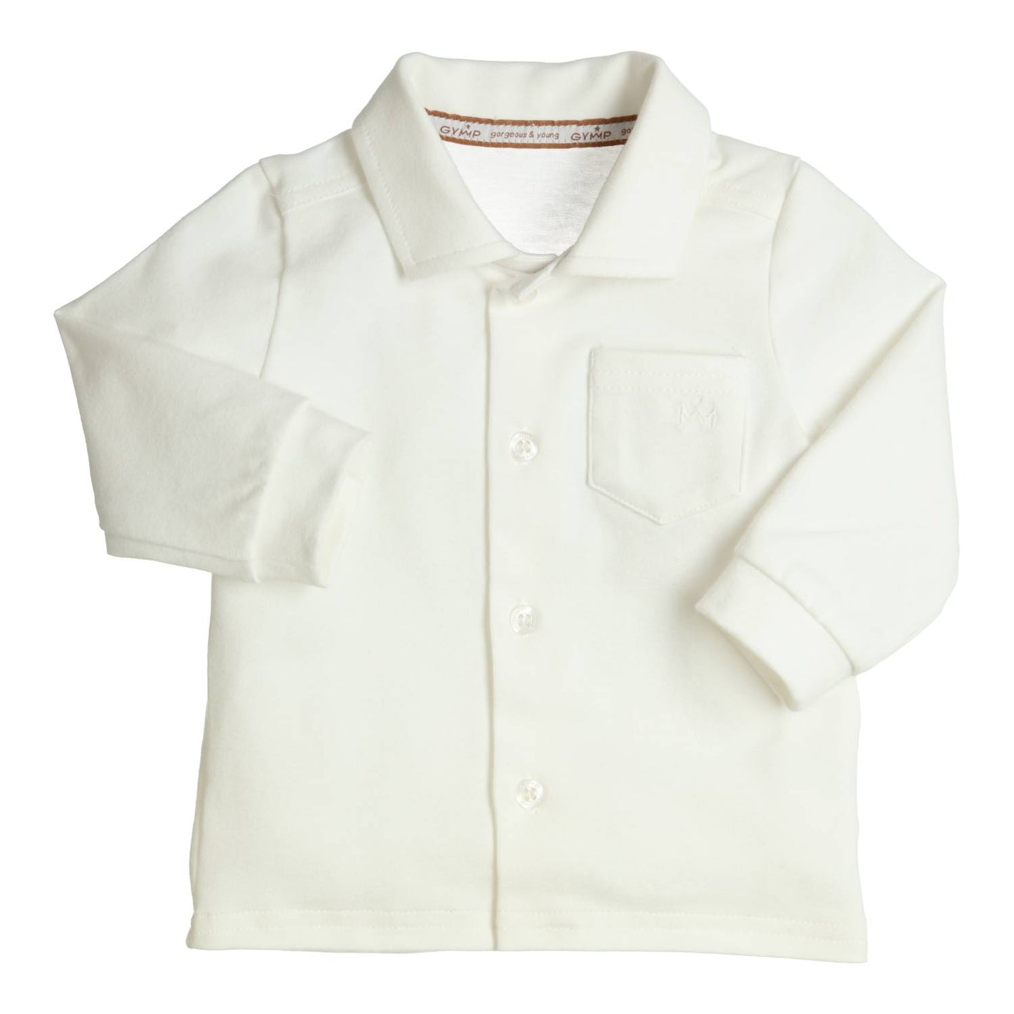 || Gymp || Basis jersey overhemd off white  - Aerodoux