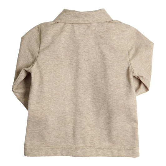|| Gymp || Basis jersey overhemd beige - Aerochine