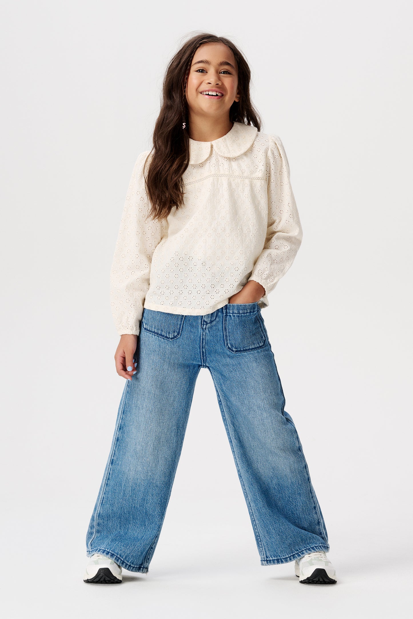 || Noppies || Broderie blouse met kraagje