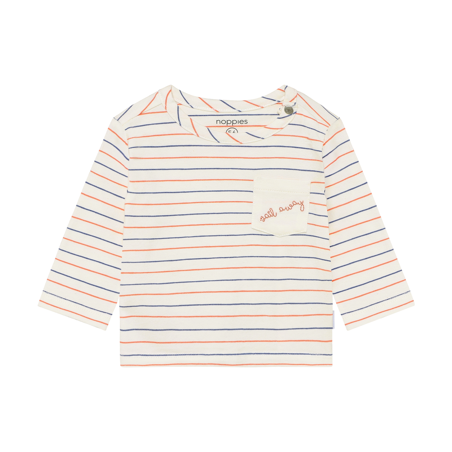 || Noppies || Gestreept t-shirt met borstzakje