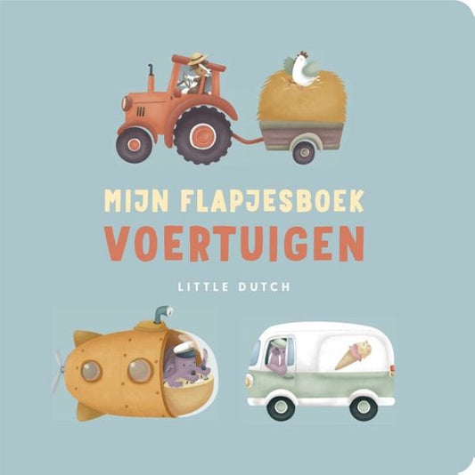 || Little Dutch || Mijn flapjesboek - voertuigen