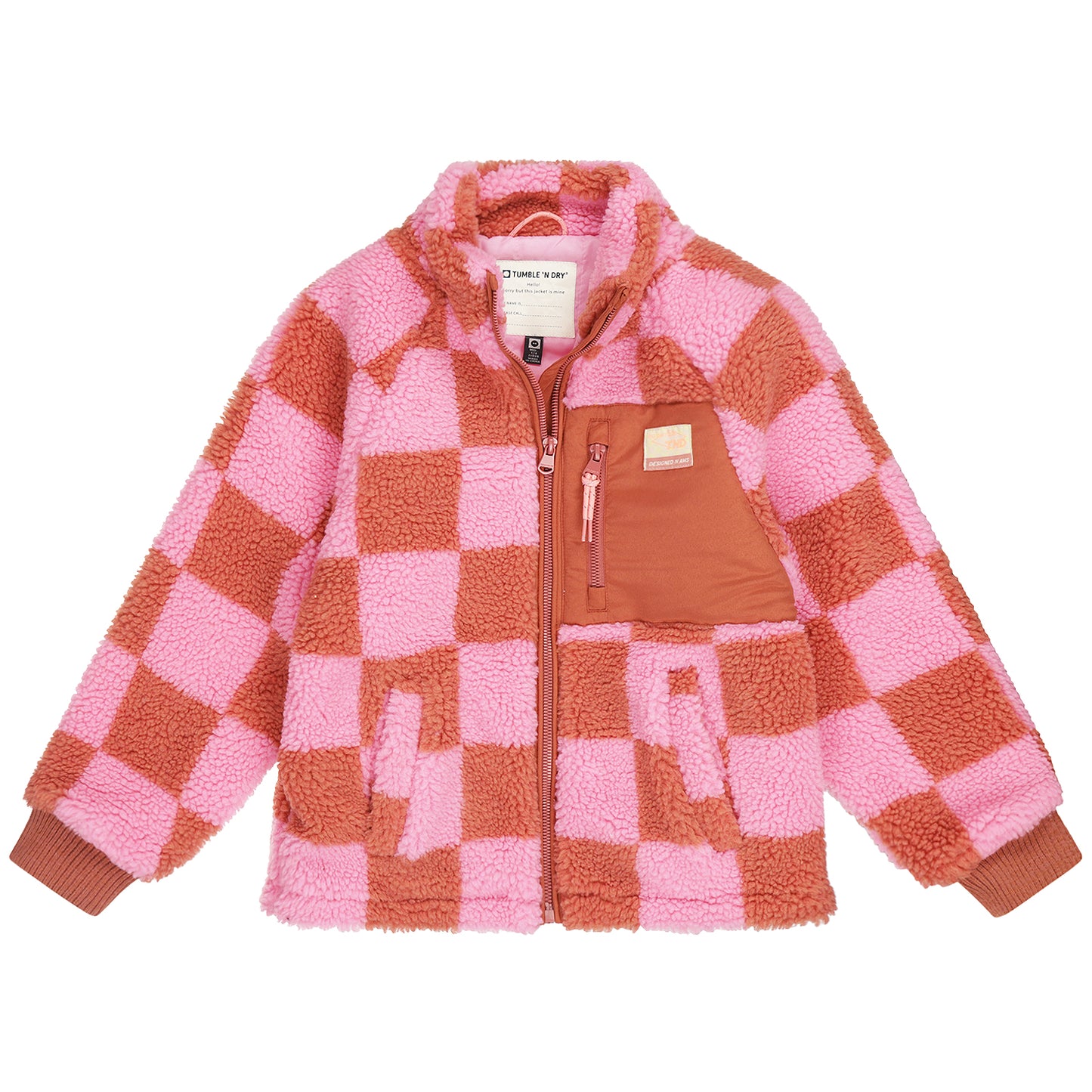 || Tumble ‘N Dry || Geruite teddy jas - Alice