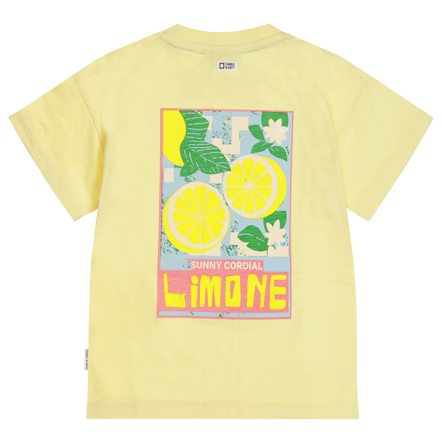 || Tumble ‘N Dry || T-shirt met citroenen geel - Lemons