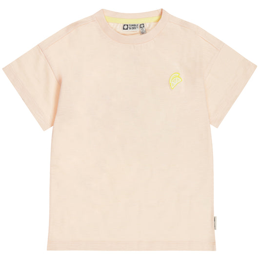 || Tumble ‘N Dry || T-shirt met citroenen peach - Lemons