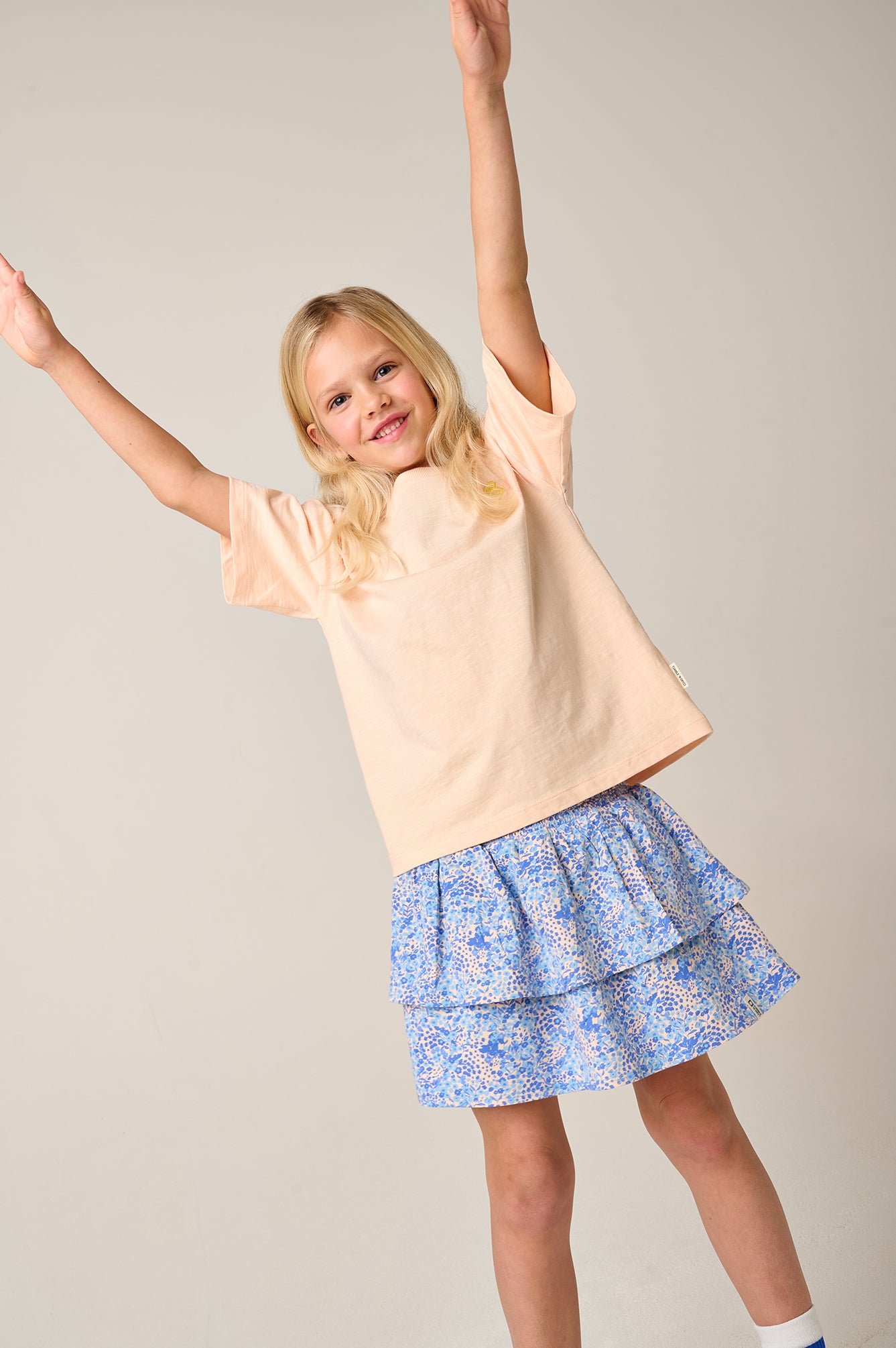 || Tumble ‘N Dry || T-shirt met citroenen peach - Lemons