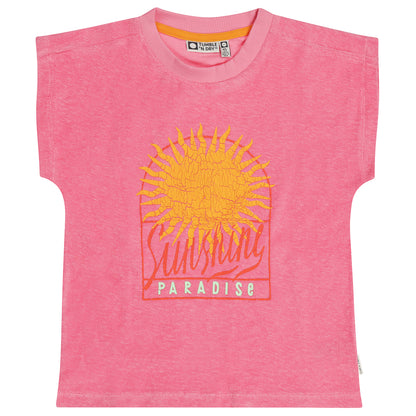 || Tumble ‘N Dry || Badstof t-shirt met zon - Anapolis