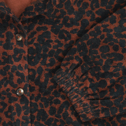 || Tumble ‘N Dry || Badstof vest met panterprint - Madelon