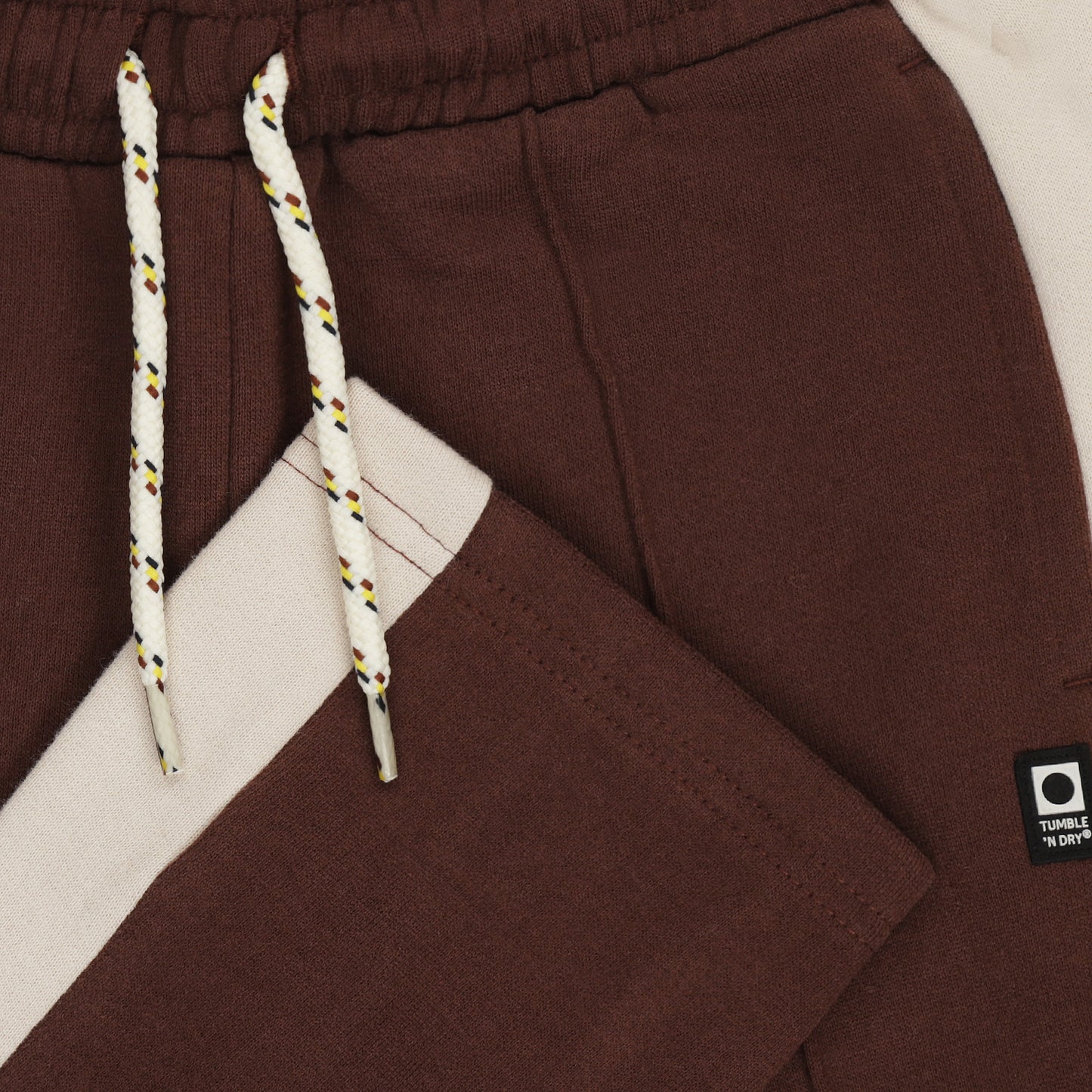 || Tumble ‘N Dry || Joggingbroek met bies - Southampton Brown