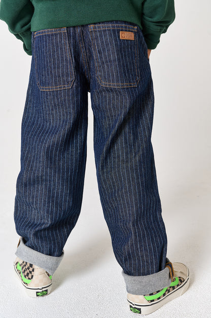 || Tumble ‘N Dry || Gestreepte baggy jeans - Jarrod