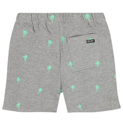 || Tumble ‘N Dry || Jogging short met geborduurde palmbomen - Polynesia