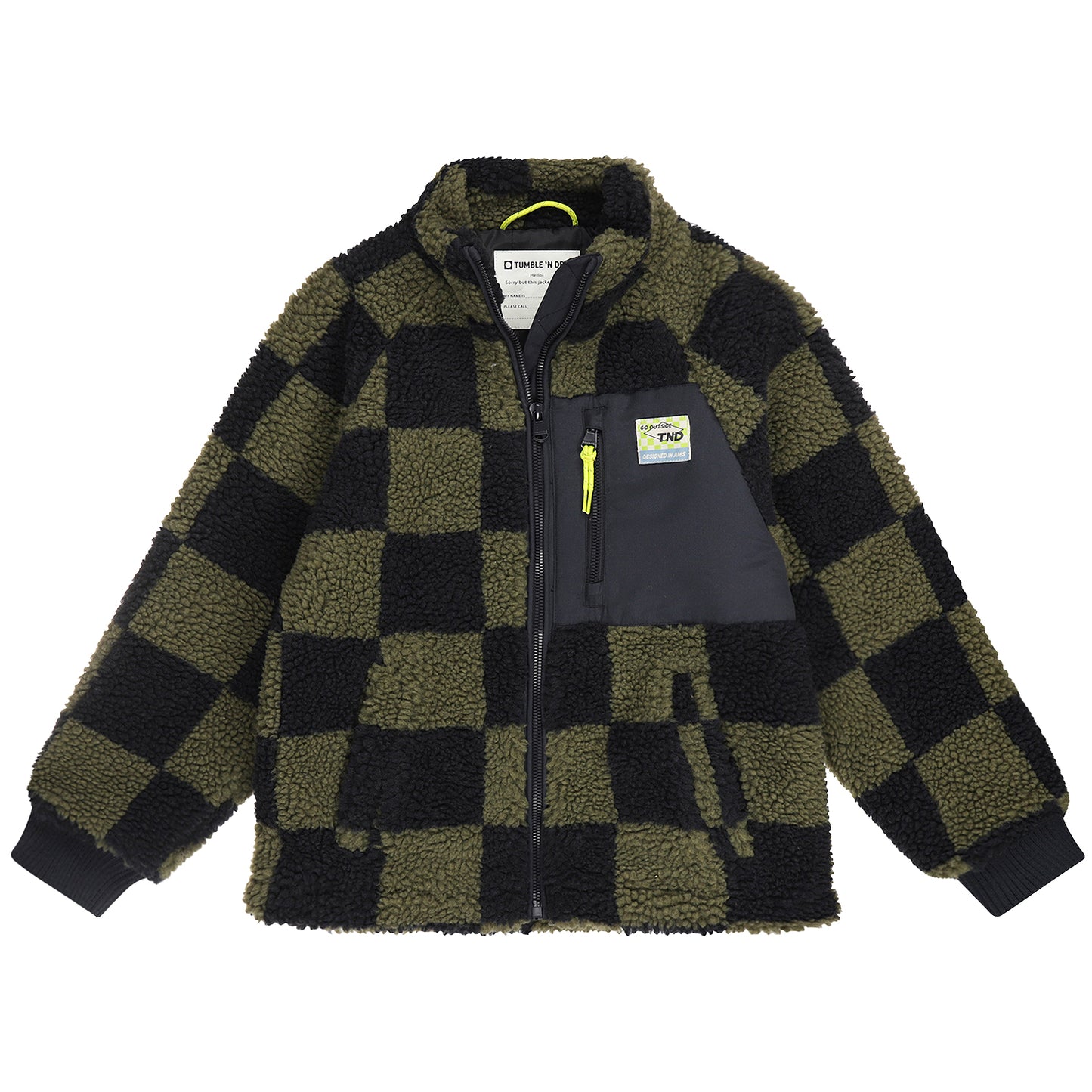 || Tumble ‘N Dry || Geruite teddy jas - Cody