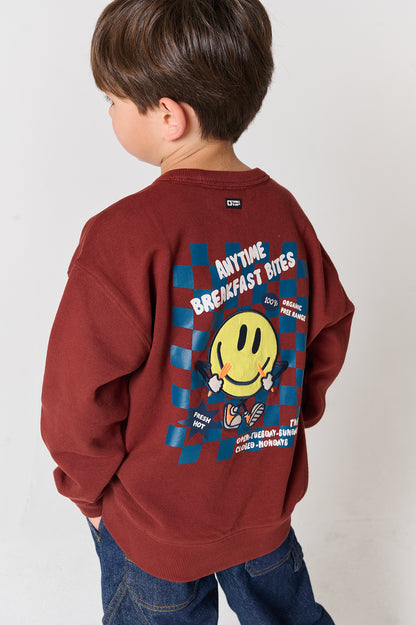 || Tumble ‘N Dry || Sweater met smiley backprint - Harwich