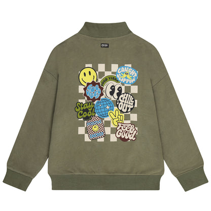 || Tumble ‘N Dry || Sweater met rits en backprint - Milton