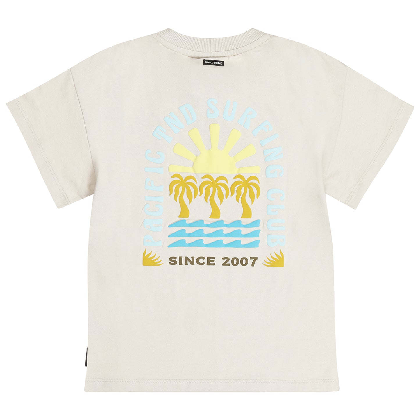 || Tumble ‘N Dry || T-shirt met backprint - Saltwater