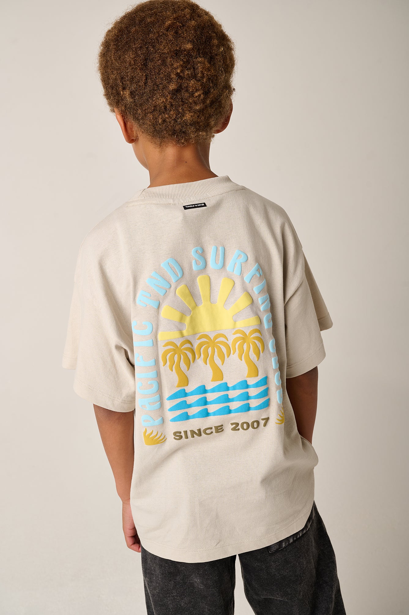 || Tumble ‘N Dry || T-shirt met backprint - Saltwater