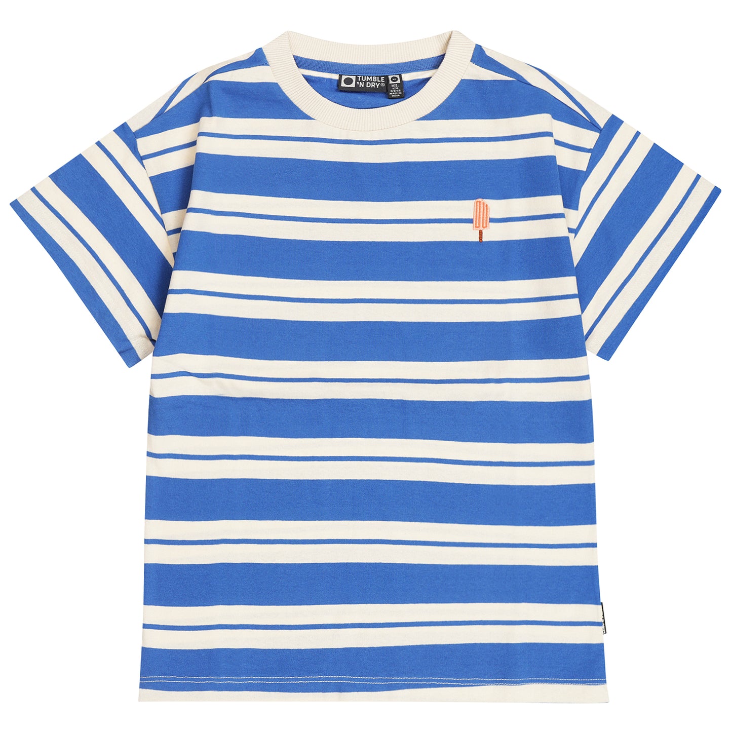 || Tumble ‘N Dry || Gestreept t-shirt met ijsje - Nautic