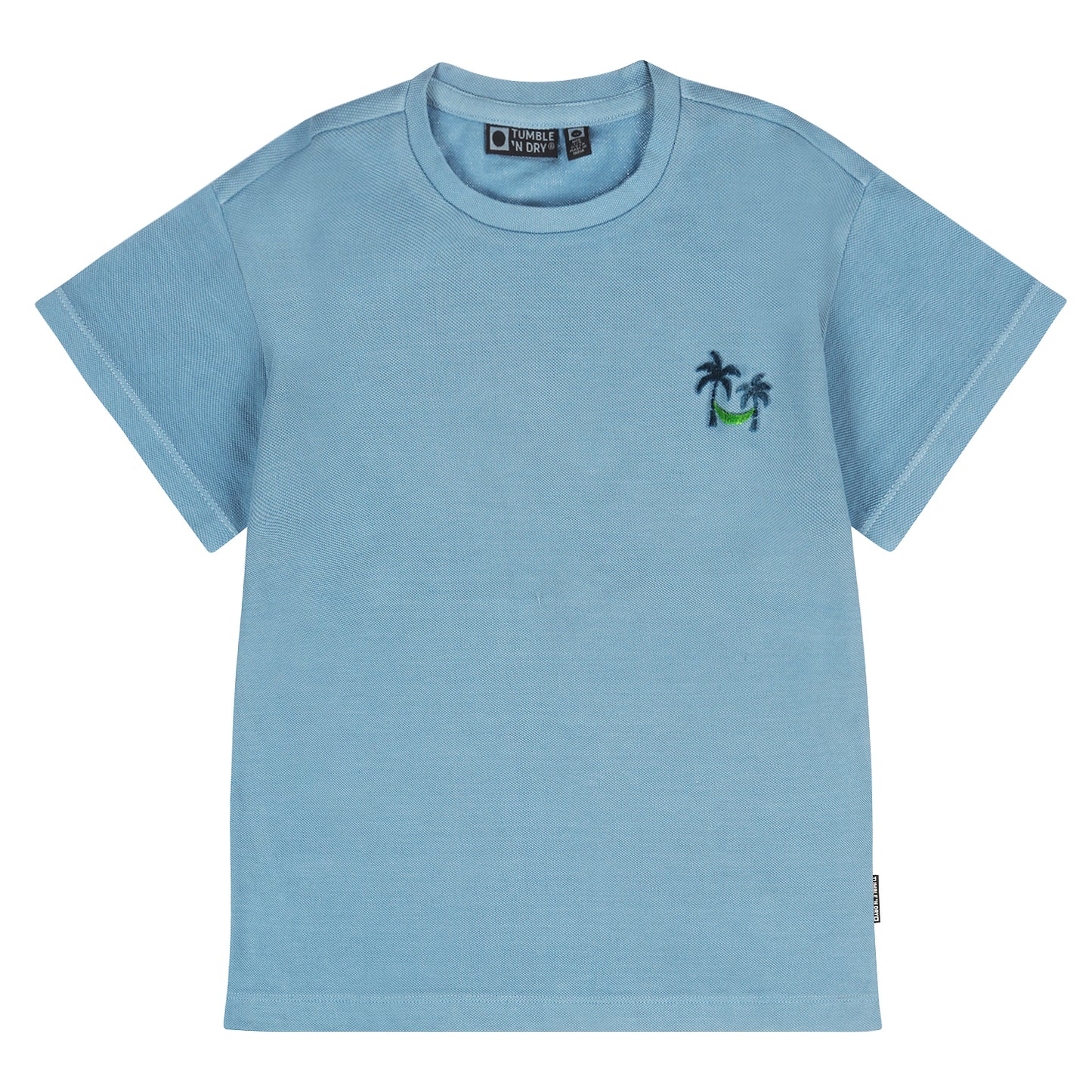 || Tumble ‘N Dry || Piqué t-shirt met palmbomen - Airlie Beach