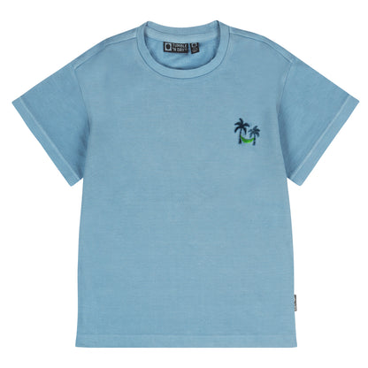 || Tumble ‘N Dry || Piqué t-shirt met palmbomen - Airlie Beach