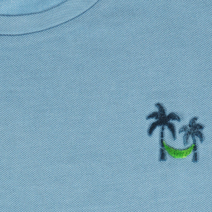 || Tumble ‘N Dry || Piqué t-shirt met palmbomen - Airlie Beach