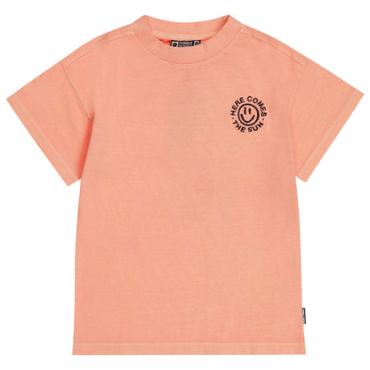 || Tumble ‘N Dry || T-shirt met smiley backprint - Coral Bay