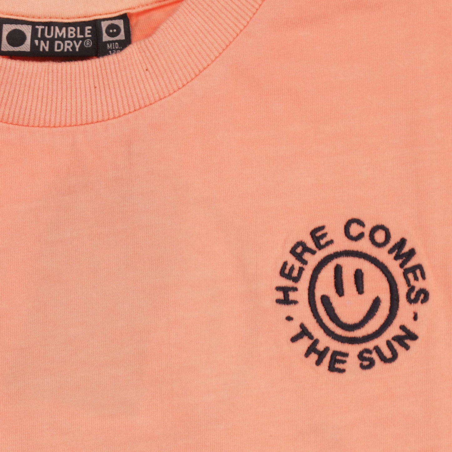 || Tumble ‘N Dry || T-shirt met smiley backprint - Coral Bay