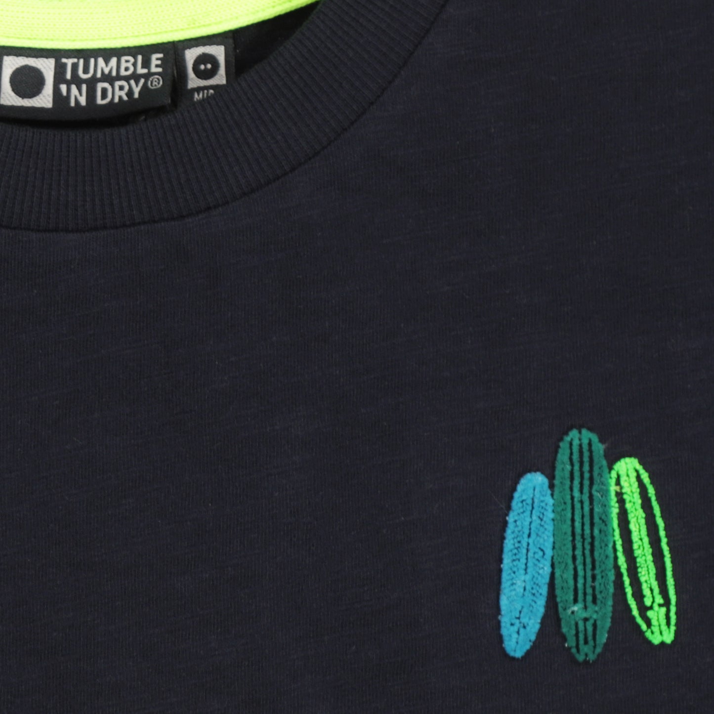 || Tumble ‘N Dry || T-shirt met backprint - Ocean Bay