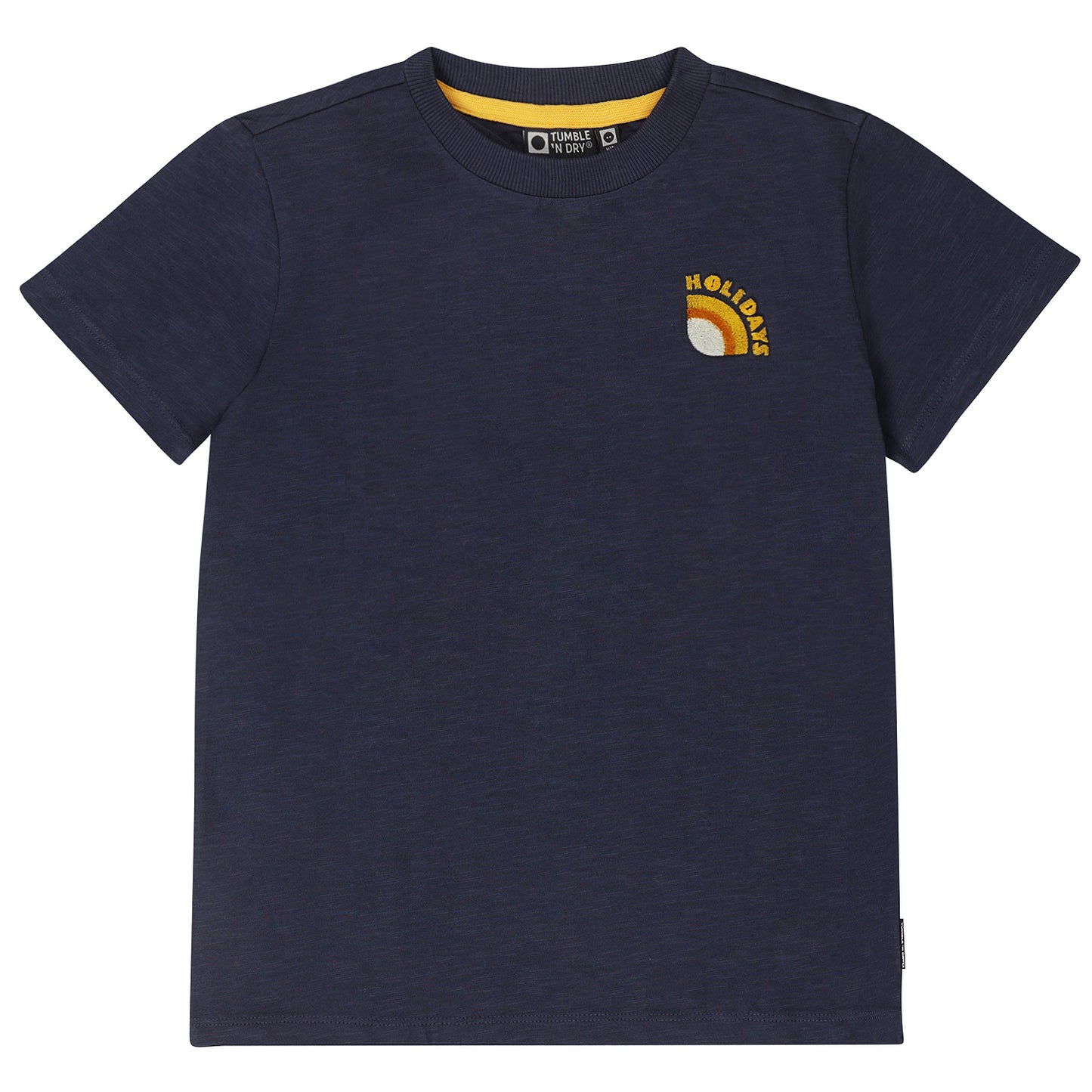|| Tumble ‘N Dry || T-shirt met ‘travel’ print navy - Lucca