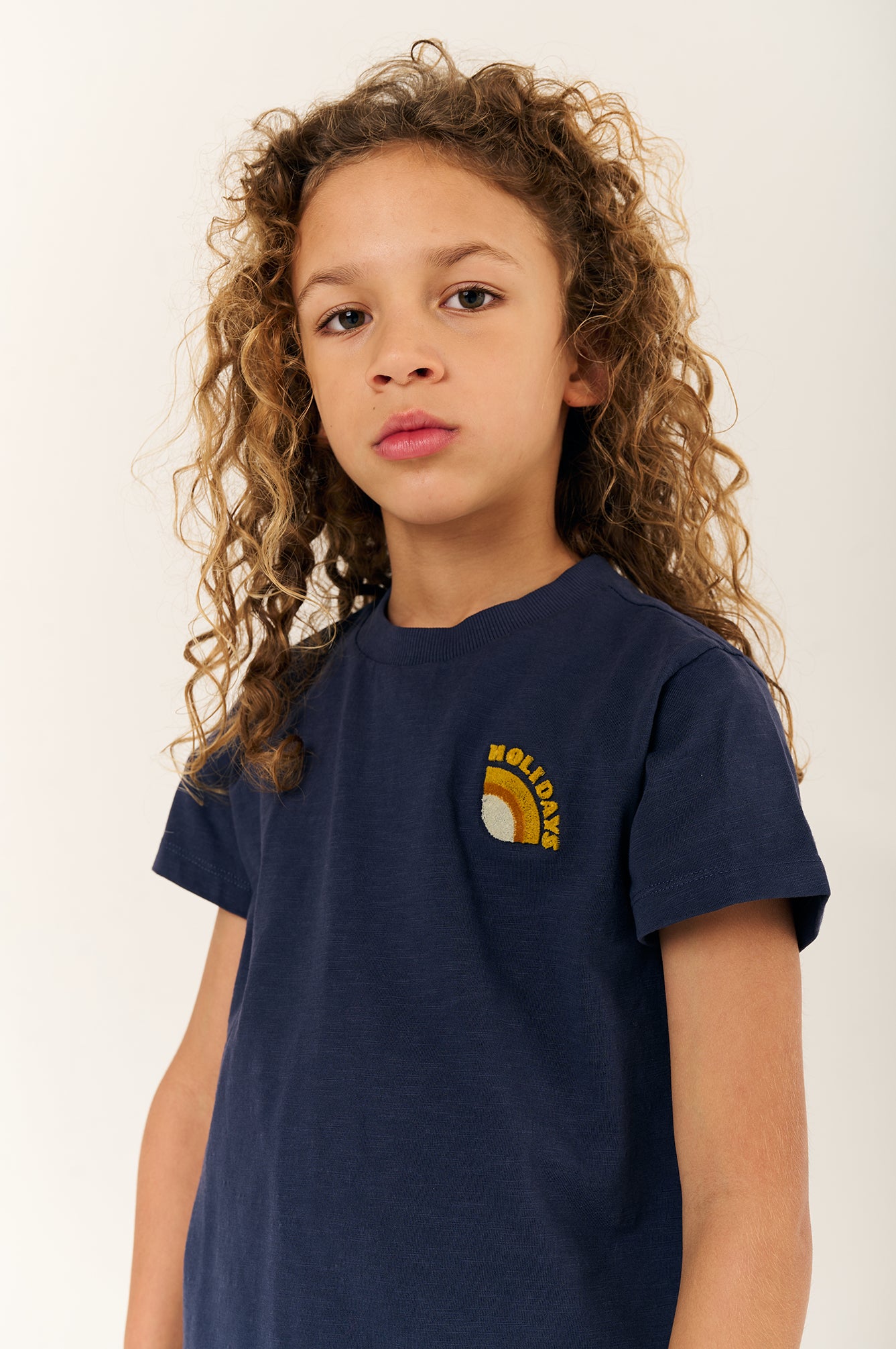 || Tumble ‘N Dry || T-shirt met ‘travel’ print navy - Lucca