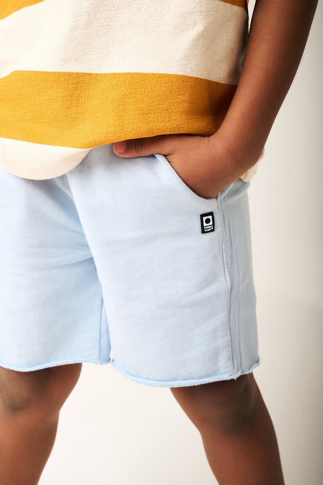 || Tumble ‘N Dry || Joggingshorts garment dye light blue - Fresno