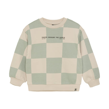 || Daily7 || Geblokte sweater met backprint