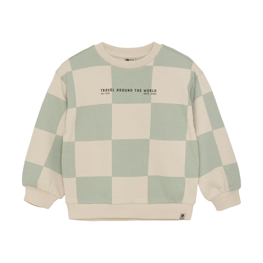 || Daily7 || Geblokte sweater met backprint