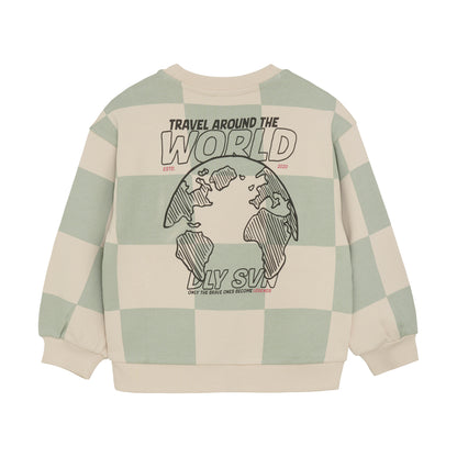 || Daily7 || Geblokte sweater met backprint