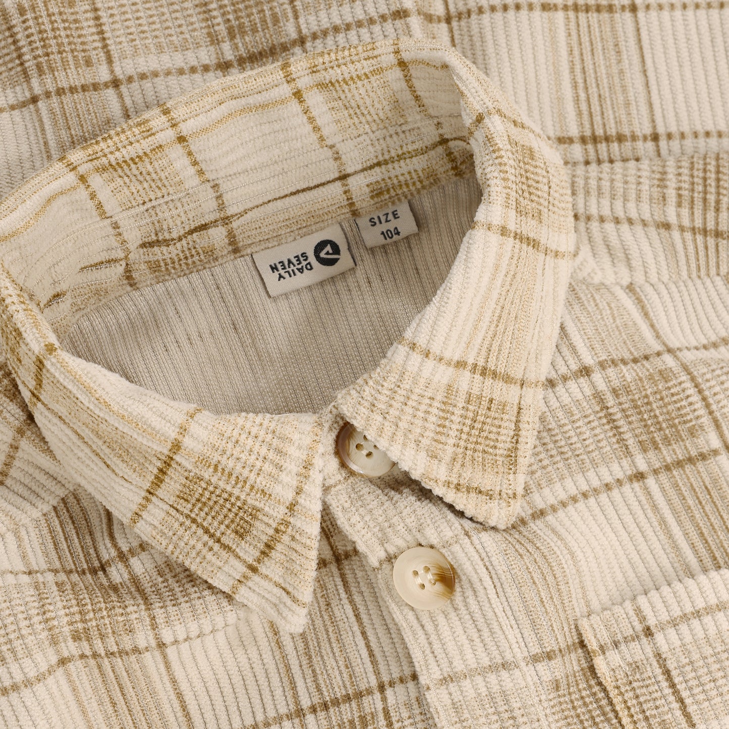 || Daily7 || Geruit shirt in corduroy