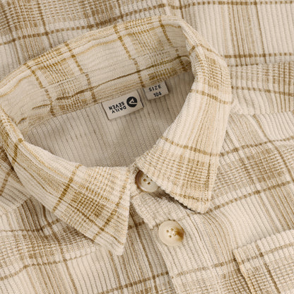 || Daily7 || Geruit shirt in corduroy