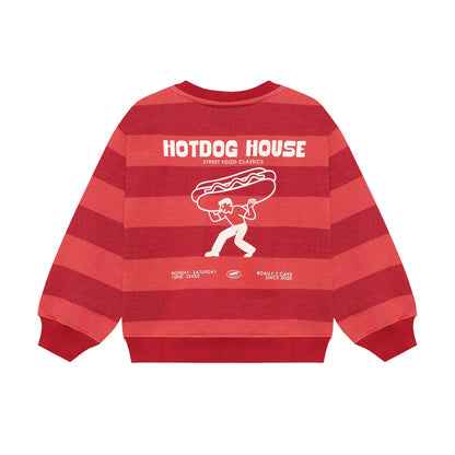 || Daily7 || Gestreepte sweater met backprint