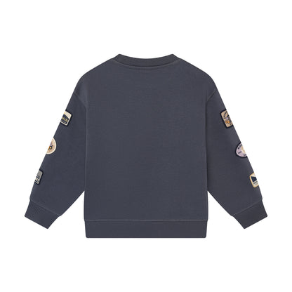 || Daily7 || Oversized sweater met badges