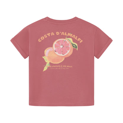 || Daily7 || T-shirt met grapefruit backprint